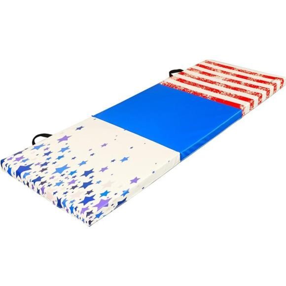 Three Fold Folding Exercise Mat with Carrying Handles for MMA, Gymnastics & Home - Picture 2 of 6